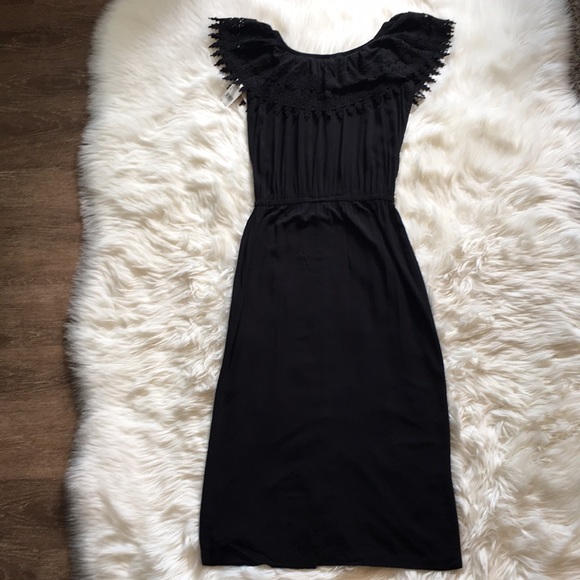 NWT La Blanca Costa Brava Black Cover Up Dress - Picture 9 of 12